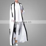 2017 New Design Women White Muslim Abaya Long Casual Ethnic Cardigans thumbnail-5