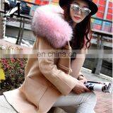 Newest Design China Factory Wholesale Women Winter Coat High Quality Japan Wool Coat thumbnail-2