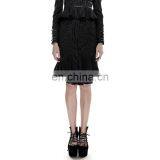 Punk Rave Women's Gothic Military Black Striped Fishtail Skirt Y-286 thumbnail-2