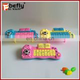 Electric plastic music instruments candy toy promotional