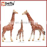 2017 new giraffe model plastic wild animal toy