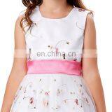 Grace Karin Cute Sleeveless White Lace Girl Party Wear Western Dress CL007553-1 thumbnail-4