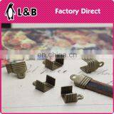 Hot Selling 2015 Ends Fastener Brass Metal Clasps Gold Cord End