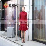 Apparel Factory Fashionable Women Long Sleeev Dress Custom Design thumbnail-4
