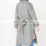 Hot Sale Winter Clothing Women Fashion Overcoat Long Wool Jacket thumbnail-6