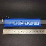 Embroidery Keychain /Key Tag /Key Fob, Embroidered Fabric Key Chain, Embroidery Keyring thumbnail-3