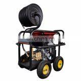 50L/13.2G 150BAR/2175PSI Sewer Cleaning Machine 21hp Drain Cleaning Gasoline Engine Silt Cleaning Machine thumbnail-1
