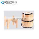 3L Custom Logo Vertical Wine/beer Barrel Oak Beer Keg thumbnail-5