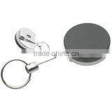 Gift Idea 2" Pull Reel Key Chain Keychain w 38" Retractable Cable Cord US SELLER thumbnail-1