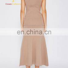 Сексуальный безрукавный женский пуловер изCashmere thumbnail-2