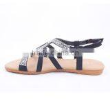 Rhinestone Decoration Upper China Import Wholesale Fancy Flat Sandals Women thumbnail-4