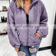 2021 European and American Cross-border New Women's Fashion Trend and Comfortable Wool Cardigan Jacket Jacket thumbnail-4