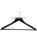 Wholesale Manufactory Provide High Ending Wooden Clothes Hanger Black Color thumbnail-2