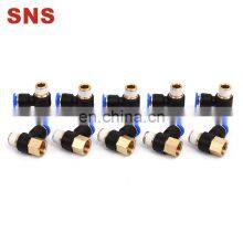 SNS SPHF Series Pneumatic 90 Degree Elbow Male-Female Thread Push To Connect Pipe Fittings Quick Tube Joints thumbnail-1