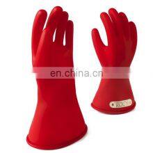 Class 00 0.5KV Long Low Voltage Electric Worker Safety Hand Protection Latex Rubber Insulating Gloves thumbnail-2