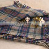 100% Wool Plaid Blanket thumbnail-6