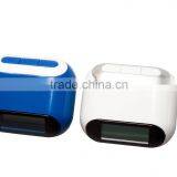 Best Quality Plastic Multi- Color Solar Pedometer With Belt Clip