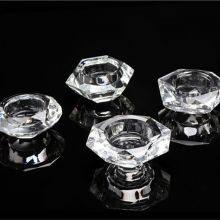 Wholesale Custom Mini Candle Jars Small Glass Tea Light Holder Home Decoration Crystal Candle Holder Glass Jar thumbnail-2
