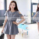 Spring and Summer Leisure Gaberdine Retro Dress thumbnail-1