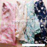 New Fashion Ladies Flower Embroidery Long Cotton Shawl Pashmina Scarf thumbnail-3