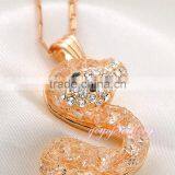 Best Selling Products Crystal Women Gold Snake Necklace thumbnail-3