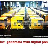 5KVA Silent Diesel Generator With Digital Panel,ats, CE,ISO,BV,SGS Approved