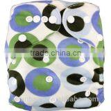 China manufacturer ultra soft breathable printed reusable cloth diaper