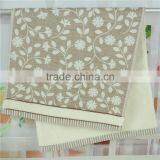100% Cotton Jacquard Towel The Leaves Pattern Design Face Towel thumbnail-2