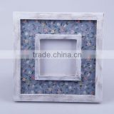 2014 Hot Sell Home Decoration MDF Photo Frame With Fabric Insert