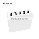 Newest 40 W 5 Ports USB Charger Pocket Charger for Mobile Phone thumbnail-3