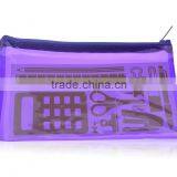 Hot Selling Clear PVC Pencil Packing Bag With Zipper thumbnail-2