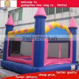 Pink Color Castle Outdoor Trampoline Bouncer for Fun thumbnail-2