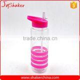 600ML 800ML Custom Brand Plastic Drink Bottle With Straw thumbnail-1