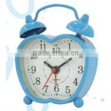 Cute Mini Alarm Clock, apple shape clock, fashion metal clock bedside clock