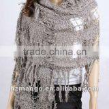 2016 Latest Fashion Big Size Crochet Fringe Winter Scarf thumbnail-1