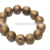 Trendy customered bracelet, quartz beads bracelet, ural stone stretch bracelets