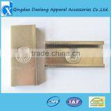 Silver Metal Hook Trousers of Button