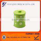Promotional and Family Use Teacup Shaped Tea Tin Can With Cover
