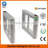 rfid card reader security swing turnstile gate with stainless steel structure
