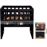 Esschert Design Square Shaped Outdoor Garden Fire Basket thumbnail-6