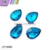 Assorted Shapes Color Glue on Faceted Crafting Plastic Gemstone Acrylic Rhinestone thumbnail-5