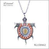 2015 Funky Pendants Necklace,tortoise Gold Chain Necklace