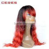 Body Wave Ombre Color Synthetic Full Lace Hair Wig thumbnail-3