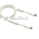 Video Cable,RF Cable,9.5MM Plug to 9.5MM Plug With Magnetic Ring