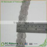 1" Good Quality Grey Stretch Lace thumbnail-1