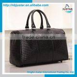 Large Capacity PU Weave Leather New Design Fashionable Travel Luggage Bags Quality Choice Most Popular thumbnail-2