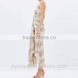 New Waterfall Chiffon Fabrication V-Neckline Cocktail Dress Design thumbnail-3