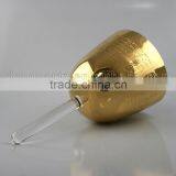Egyptain Engraved 24k Gold Quartz Crystal Singing Bowls With Handle thumbnail-2
