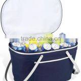Insulated Folding Picnic Gabion Basket - Insulated Cooler With Carrying Handles (MultiColor)