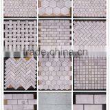 Carrara White Marble Cheap Mosaic Tiles
